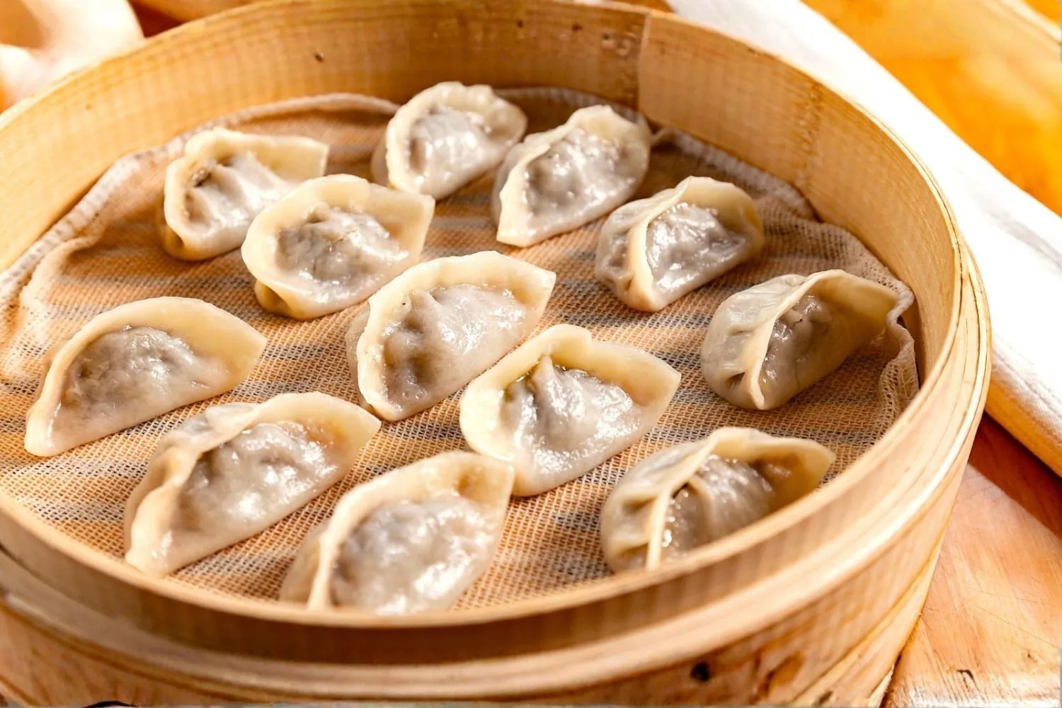 Steamed pork dumplings at Master Gan Noodle & Dumpling, a Chinese Restaurant in Las Vegas