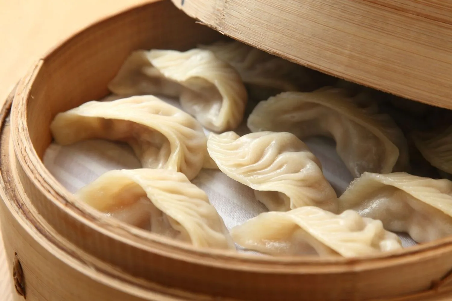 Handmade steamed dumplings at Master Gan Noodle & Dumpling, a Chinese Restaurant in Las Vegas