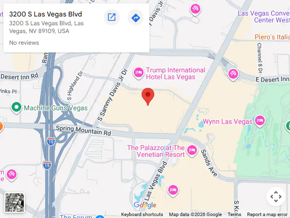 Location, 3200 South Las Vegas Boulevard, Las Vegas, NV 89109